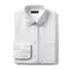 Men's Long Sleeve Solid Oxford Dress Shirt, Front