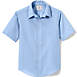 School Uniform Custom Boys Short Sleeve Broadcloth Dress Shirt, Front