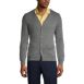 School Uniform Men's Cotton Modal Button Front Cardigan Sweater, Front