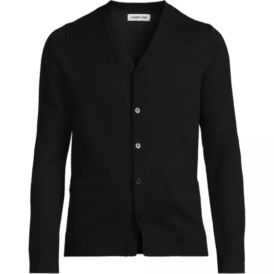 Men's Cotton Modal Button Front Cardigan Sweater - primary