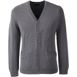 School Uniform Men's Cotton Modal Button Front Cardigan Sweater, Front