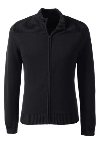 zip front cardigan mens