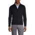 Men's Cotton Modal Zip Front Cardigan Sweater, Front