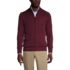 School Uniform Men's Cotton Modal Zip Front Cardigan Sweater, Front