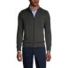 School Uniform Men's Cotton Modal Zip Front Cardigan Sweater, Front