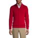 School Uniform Men's Cotton Modal Zip Front Cardigan Sweater, Front