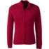 School Uniform Men's Cotton Modal Zip Front Cardigan Sweater, Front