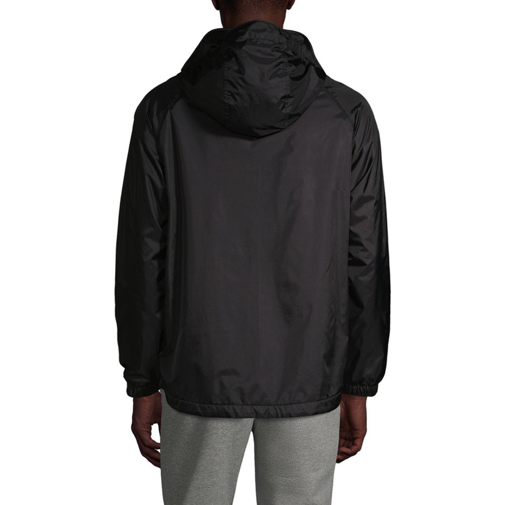 Men's Fleece Lined Rain Windbreaker Jacket