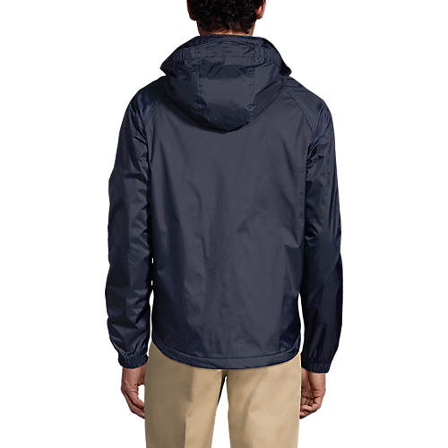 Men's Fleece Lined Rain Jacket - Secondary
