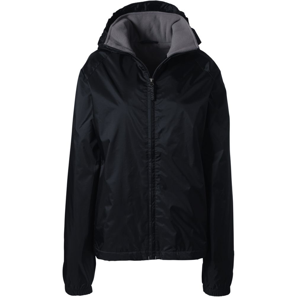 Lands end waterproof rain jacket sale