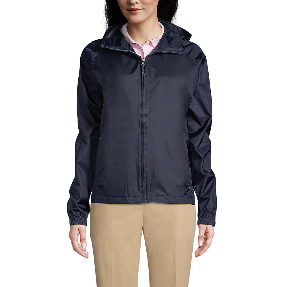 Women's Packable Rain Jacket , Front