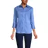 Women's 3/4 Sleeve Flip Cuff Stretch Shirt, Front
