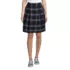 Women's Plaid Pleated Skort Top of Knee, Front