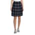 Women's Plaid Pleated Skort Top of Knee, Front