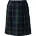 Women's Plaid Pleated Skort Top of Knee, Front