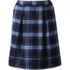 Women's Plaid Pleated Skort Top of Knee, Front