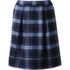 Women's Plaid Pleated Skort Top of Knee, Front