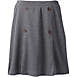 Women's Ponte Button Front Skort Above the Knee, Front