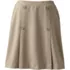 Women's Ponte Button Front Skort Above the Knee, Front