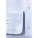 School Uniform Boys Long Sleeve Stripe Oxford Dress Shirt, alternative image