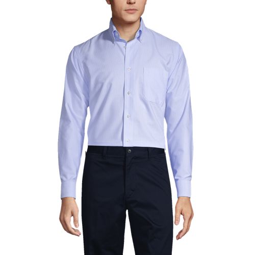 White Short Sleeve Oxford Shirt For Men - LionsDeal