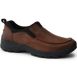 Men's All Weather Suede Leather Slip On Moc Shoes, Front