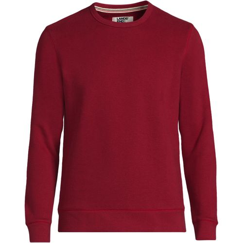 Lands' End Plus Size Serious Sweats Crewneck Long Sleeve