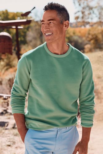 lands end crew neck sweatshirt