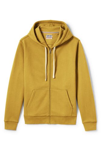 yellow zip up hoodie mens