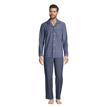 Pyjamahemd aus Baumwolltuch für Herren, Classic Fit image number 3