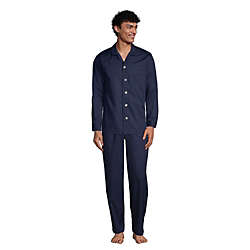 Men's Poplin Pajama Shirt, alternative image