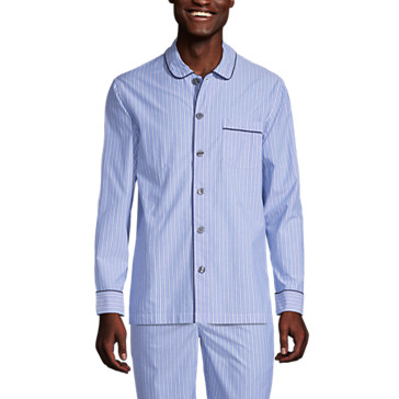 Pyjamahemd aus Baumwolltuch für Herren, Classic Fit image number 0