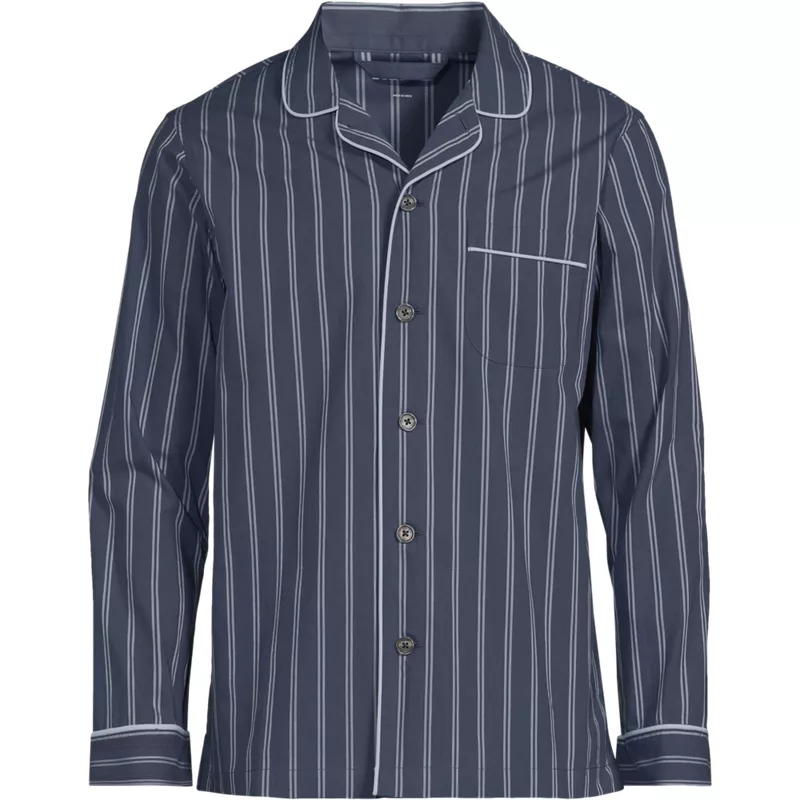 Men's Essential Pajama Shirt, Front