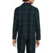 Men's Tall Classic Fit Flannel Pajama Shirt, Back