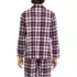 Men's Tall Classic Fit Flannel Pajama Shirt, Back