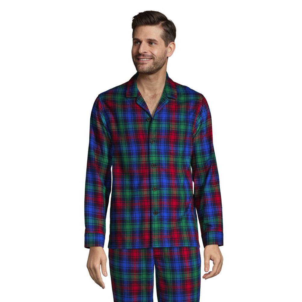 Lands end mens pajamas flannel hotsell