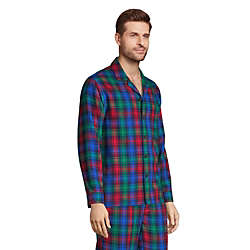 Men's Flannel Pajama Shirt, alternative image