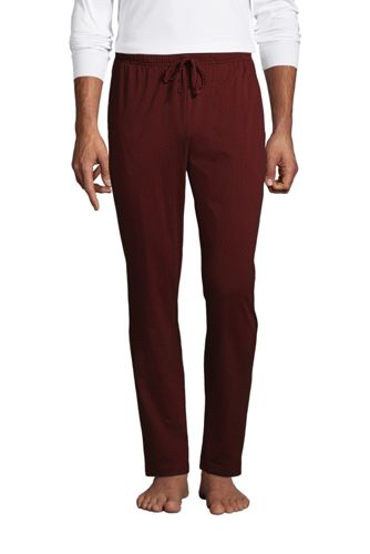 Men S Knit Jersey Sleep Pants Lands End