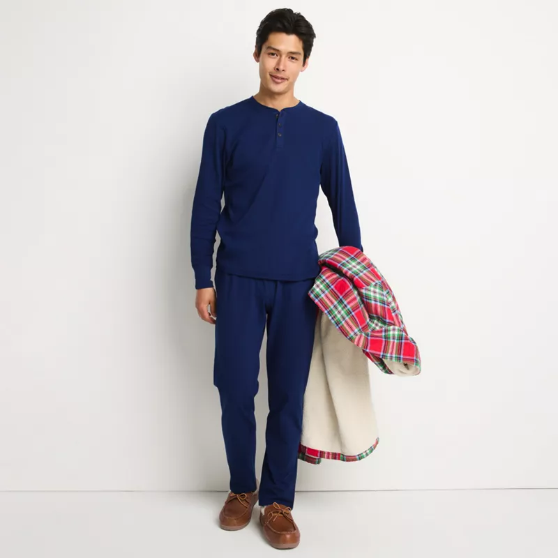 Men's Knit Jersey Sleep Pants, alternative image