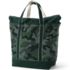 Large Print 5 Pocket Zip Top Canvas Tote Bag, Back