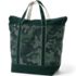 Large Print 5 Pocket Zip Top Canvas Tote Bag, Front