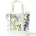 Medium Print 5 Pocket Zip Top Canvas Tote Bag, Back