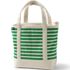 Medium Print 5 Pocket Zip Top Canvas Tote Bag, Front