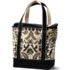 Medium Print 5 Pocket Zip Top Canvas Tote Bag, Front