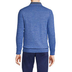 Men's Classic Fit Fine Gauge Supima Cotton V-neck Sweater, Back