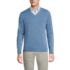 Men's Classic Fit Fine Gauge Supima Cotton V-neck Sweater, Front