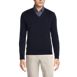 Men's Classic Fit Fine Gauge Supima Cotton V-neck Sweater, Front