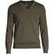 Men's Big and Tall Classic Fit Fine Gauge Supima Cotton V-neck Sweater, Front