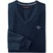 Men's Classic Fit Fine Gauge Supima Cotton V-neck Sweater, Front