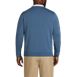 Men's Big Fine Gauge Supima Cotton V-neck Sweater, Back